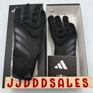 Adidas Predator GL Pro Goalkeeper Soccer Gloves Black IQ4033 Men's Size 10 NWT